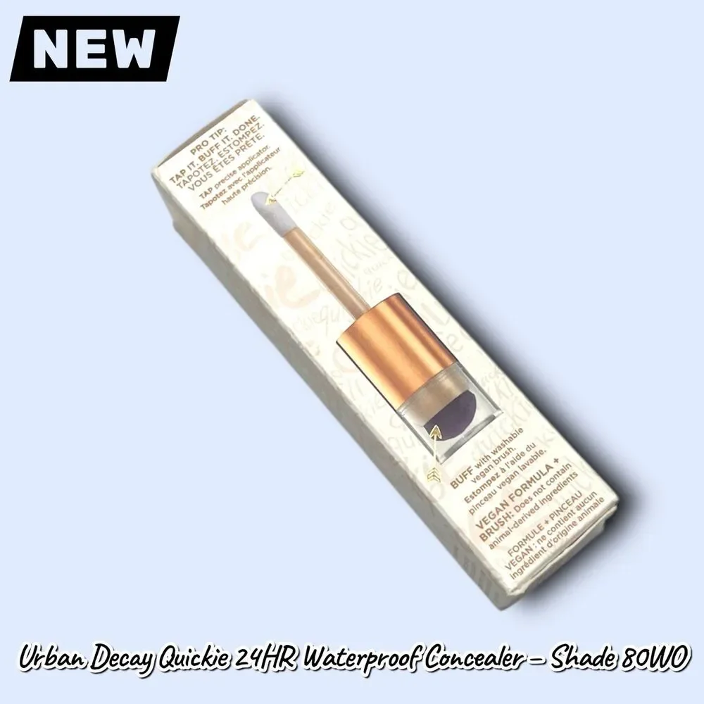 New Urban Decay Quickie 24HR Full-Coverage Waterproof Concealer – Shade 80WO Dee